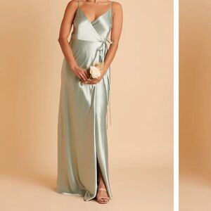 Birdy Grey Satin Sage Cindy Dress
